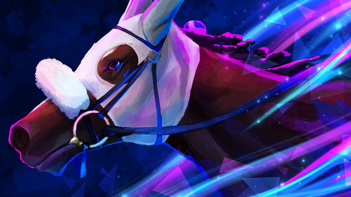 メイショウタバルのファンアートです