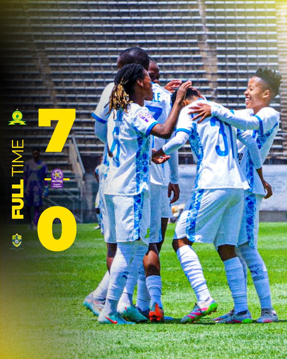 Banyana Ba Style made it rain!!👆

11', 17' Tholakele 
13' Cesane
14' Majiya 
64' Kgadiete 
84' &amp; 90'+ Daweti 

#SundownsLadies #AreyengMasandawana #HWBSL