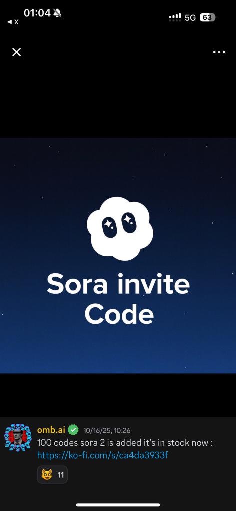 realgmbhatti's tweet image. @Ronaldo_qqqqo 500 FREE Sora 2 invite codes available! 🚀
💬 Comment “Sora 2 Code”
❤️ Like + 🔁 RT
✅ Follow (so I can DM you)
⚠️ No RT = No Code
Hurry up — limited spots only!
#Sora2 #InviteCode