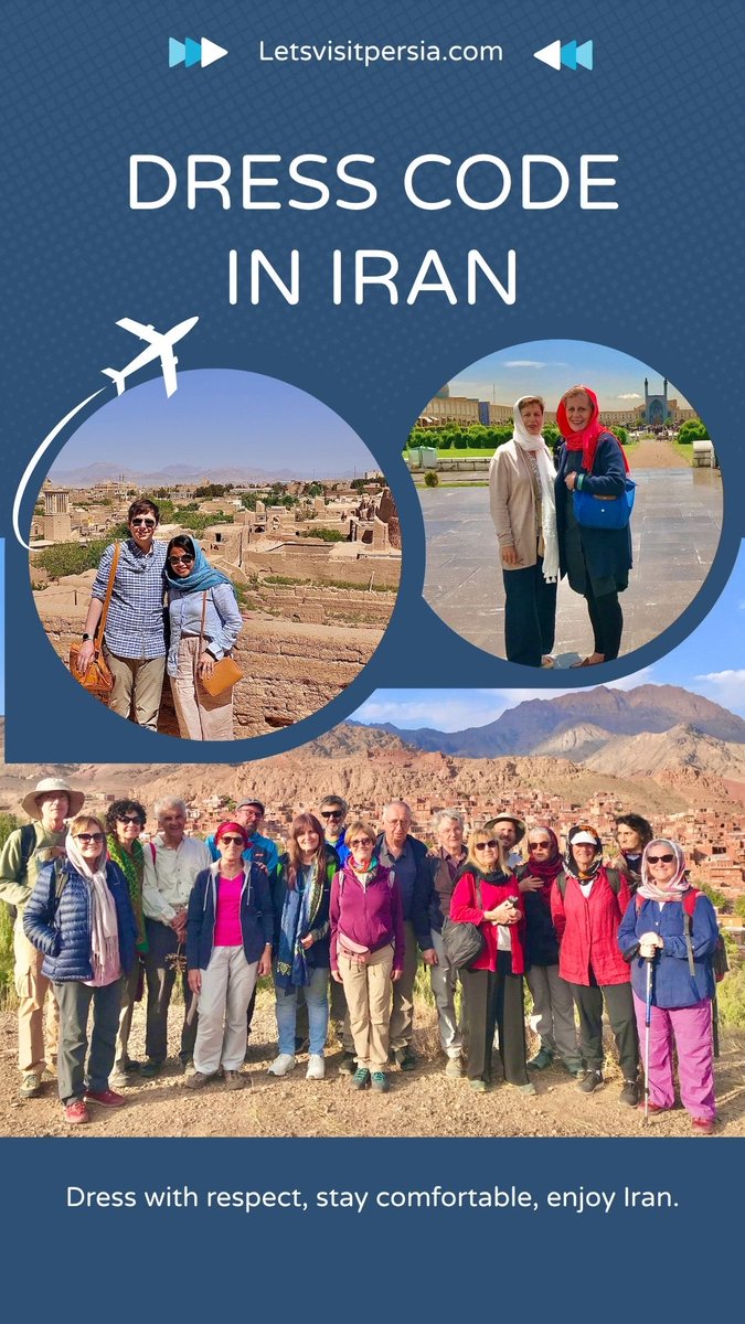 letsvisitpersia's tweet photo. Curious about what to wear in Iran and how to feel stylish and comfortable at the same time?
It’s easier than you think tap the link to see real examples and simple tips

🌐 https://t.co/IfmbXx3ZHW

#TravelTips #DressCodeInIran #IranTravel #CulturalRespect #TravelSmart #VisitIran https://t.co/Bl3m0vlYK4