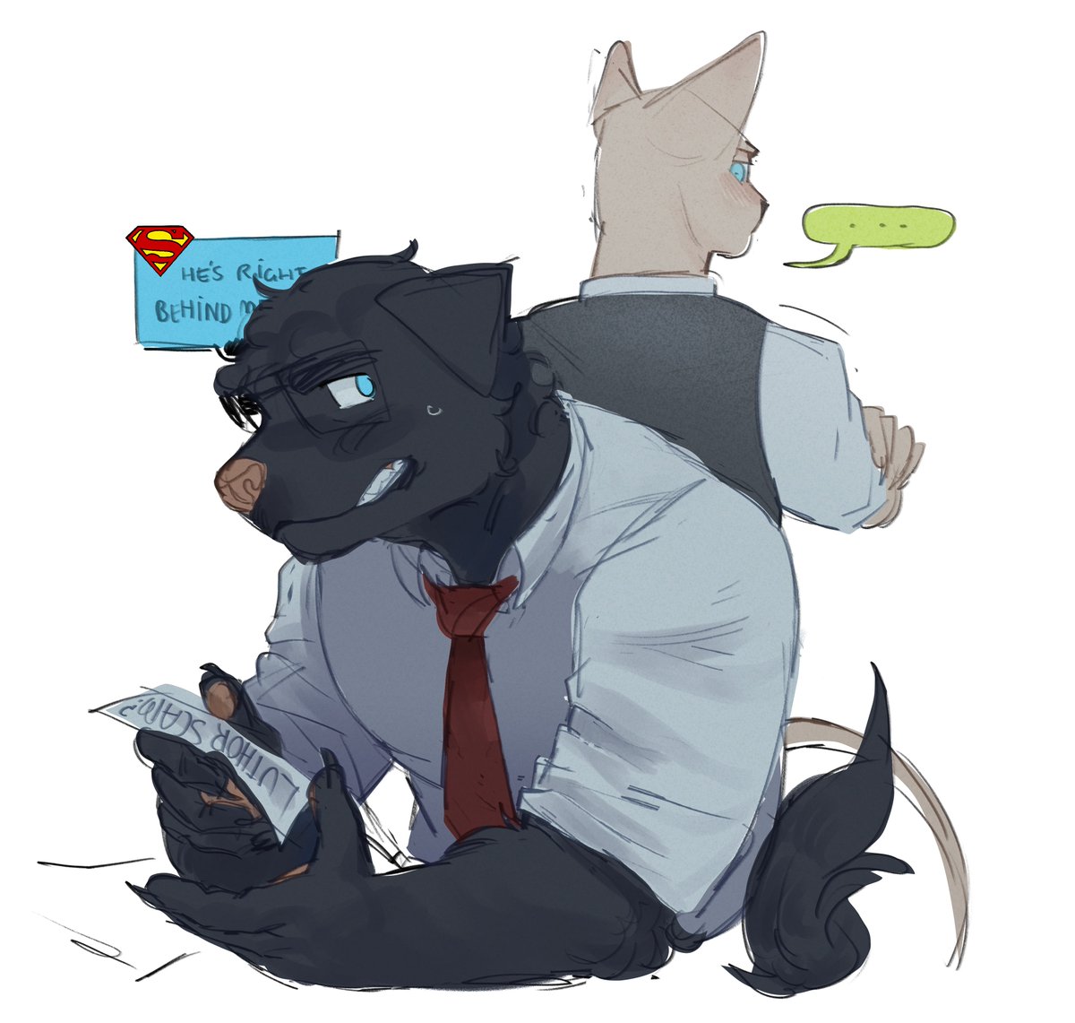 quillistic's tweet image. furry #clex blehghhh