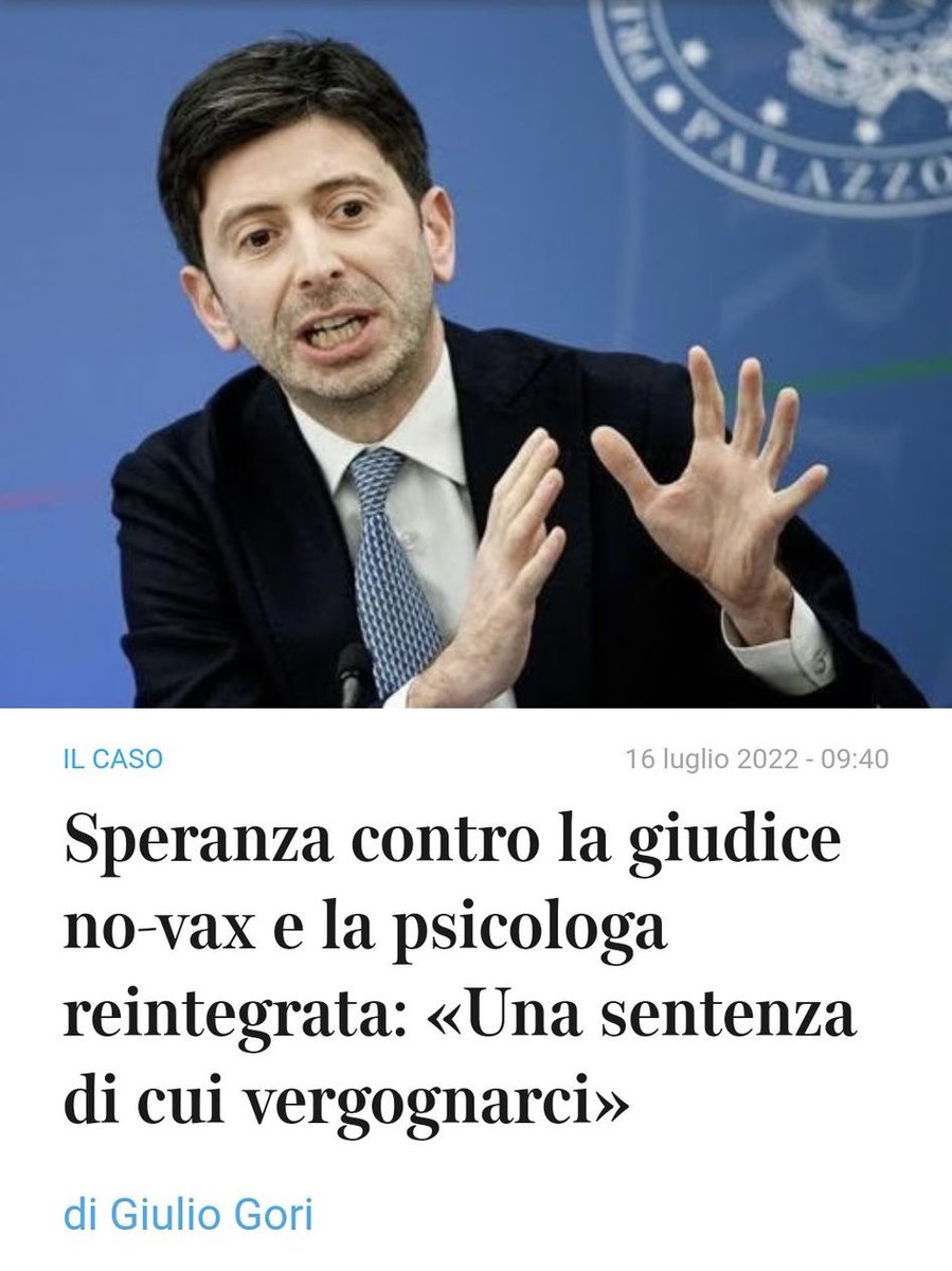 RRomani1973's tweet photo. Se la Cassazione ha assolto la #Zanda, salvandola da un rogo ideologico, perché #Speranza – che praticò un apartheid sanitario e poi seppellì le denunce sotto tonnellate di “correttezza” – può ancora girare libero? https://t.co/ofkt6SpMNn