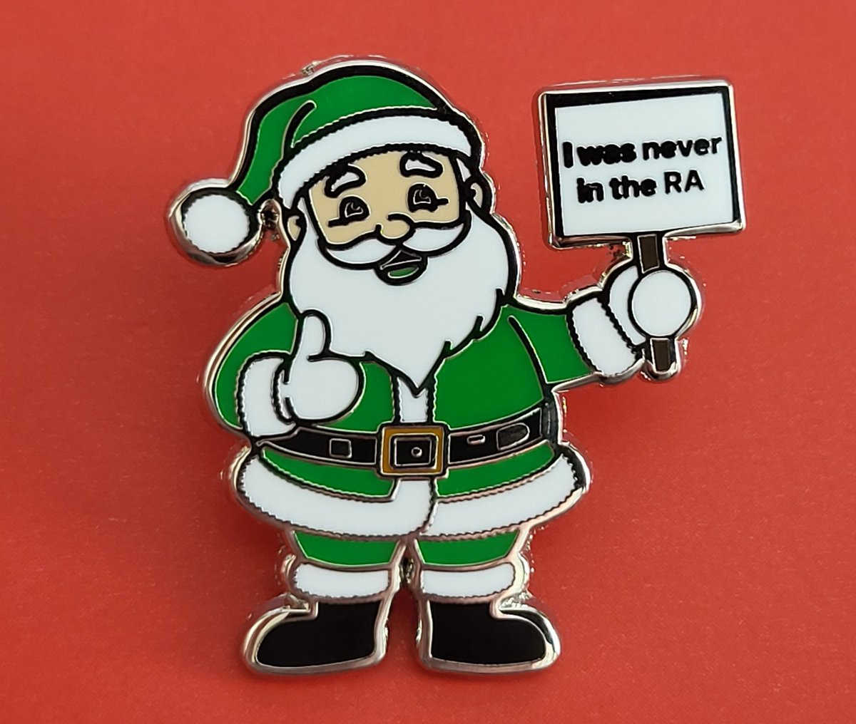 Little Santa badge for Movember, €4 plus postage (€2 going to a local Cancer Charity), just pm/dm the page for details....