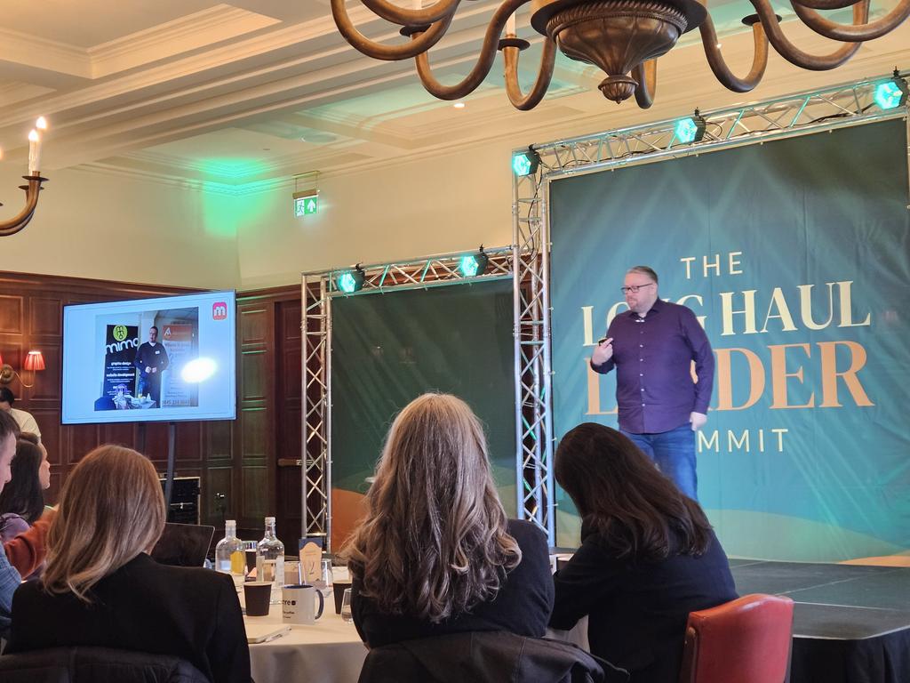 Mike Morrison sharing his entrepreneurial journey and how to redefine success in our terms  #longhaulleader