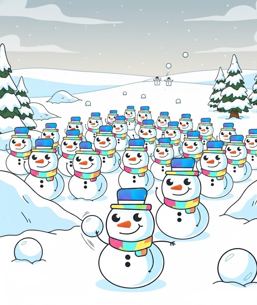 Auntierekt's tweet image. $SNOW holders, assemble! ❄️ Who’s repping the Snow Army today? Sound off with a ☃️⛄⛄
in the comments if you’re riding this blizzard with us! 
#SNOW #SnowArmy #snowman