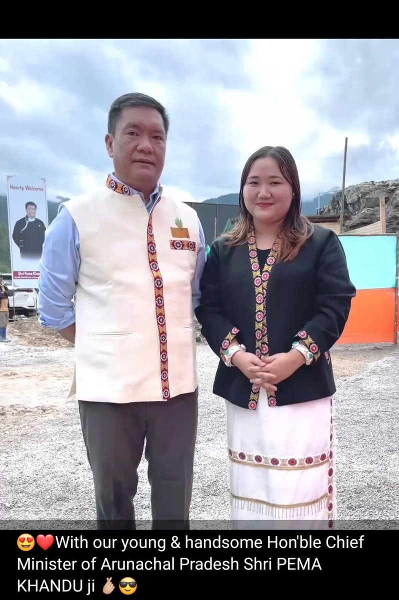 droma_sangge's tweet image. When your sister is a Jabra Fan of PK Sir &amp;amp; she finally gets that one picture🤭❤️
@PemaKhanduBJP
#missionaccomplished✅️ 
#jabrafan