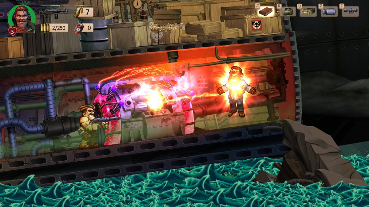 MansionGames's tweet image. #OperationHighjump 🪂 #ScreenshotSaturday 📸
The Grey Wolf 🐺 Mission⚓
🌊 Infiltrate the Submarine
🗝️ Steal the launch codes
🔥 Survive fire & sabotage
💣 Escape before the reactor goes KABOOM
Or you’ll sleep with the fishes
@TesuraGames #indiegames #pixelart #SupportIndies