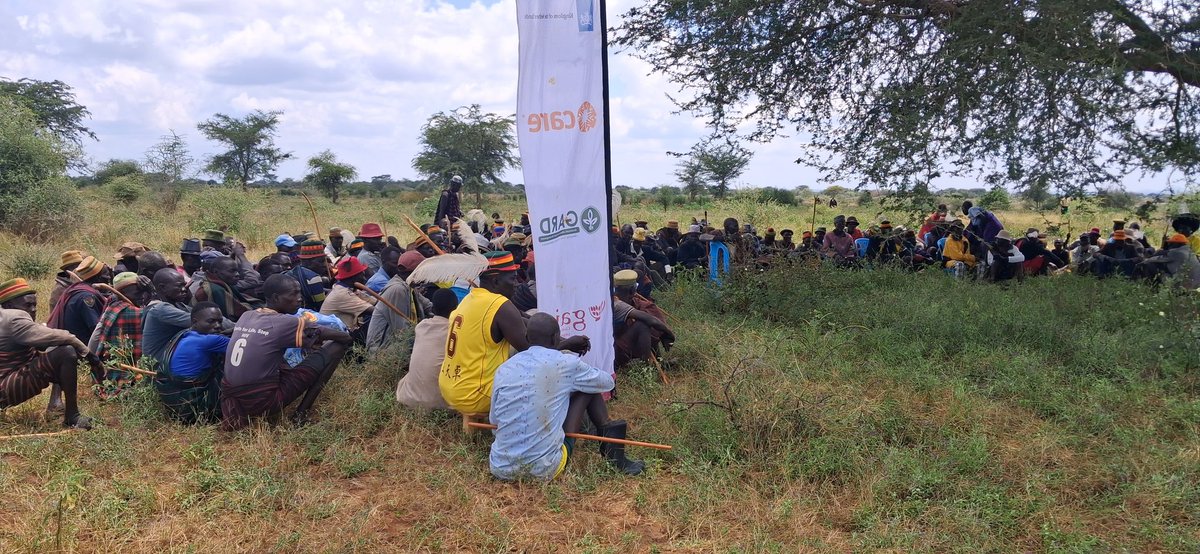 "GARD in partnership with <a href="/CARE/">CARE (care.org)</a> under CASCADE project: Engaging Jie cultural leaders &amp; elders on gender norms &amp; nutrition in Karamoja at Karim Shrine, Kotido District #Nutrition #Karamoja #GenderEquality