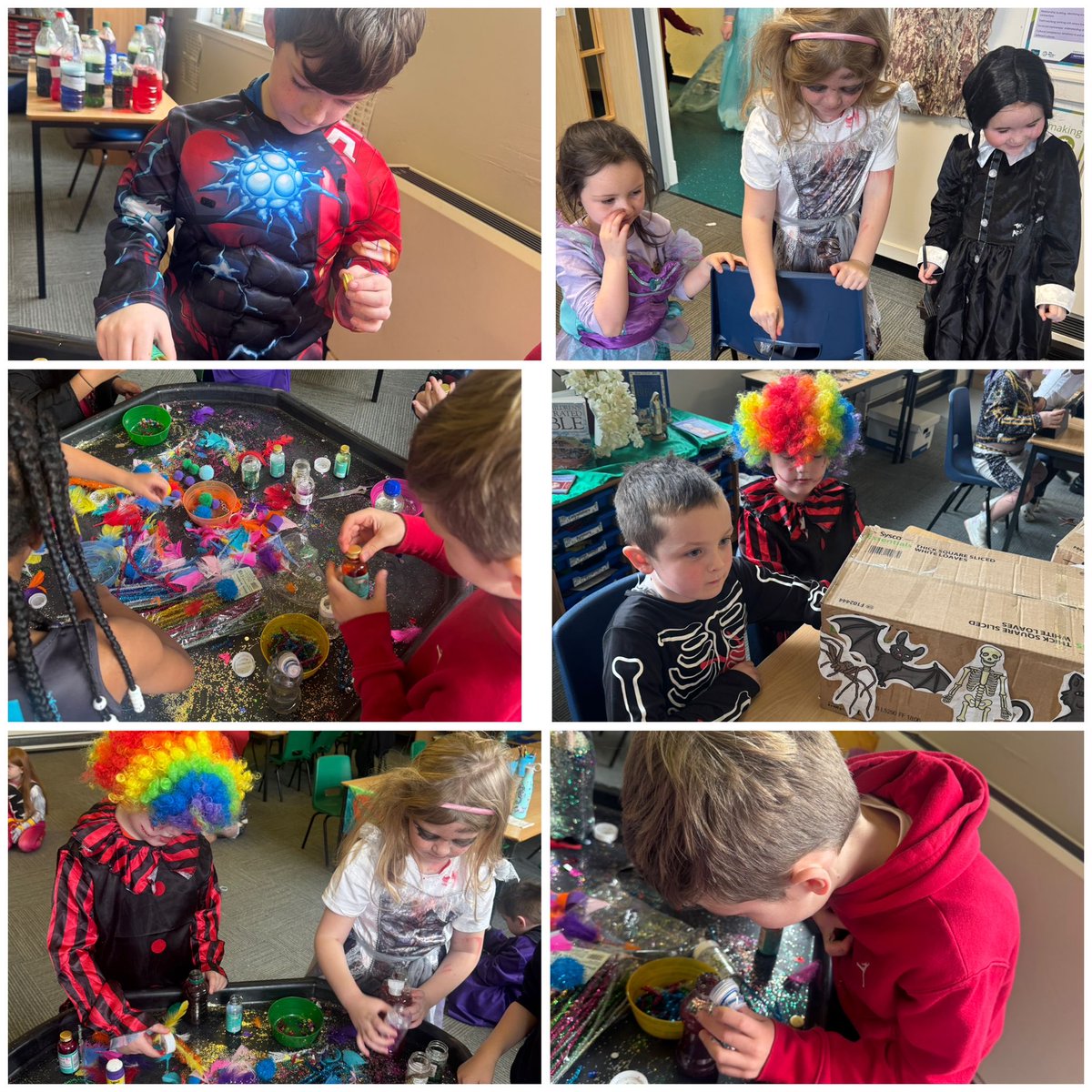 P2/3 had so much fun taking part in all of the Halloween activities today 🎃👻 Their costumes were fabulous!!