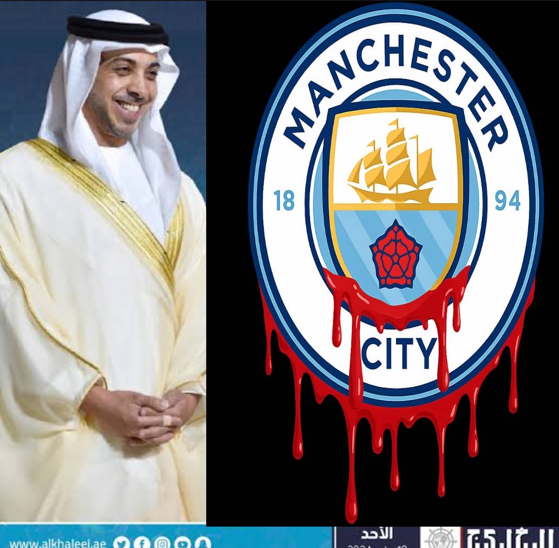 Did you know that the owner of Manchester City <a href="/ManCity/">Manchester City</a>  Sheikh Mansour is smuggling weaponry into Sudan and treating RSF fighters in a hospital he set up through his charities? He’s playing an outsized role in the genocide in Sudan. Textbook sportswashing.