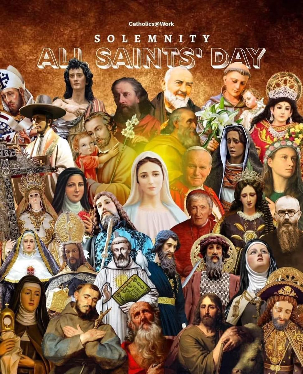 Blessed All Saints’ Day. Comment the name of your favourite saint.