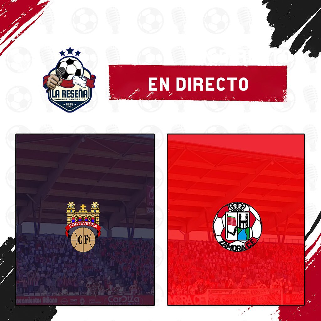🚨 En una hora nos vemos: Pontevedra CF vs. Zamora CF en directo desde Pasarón.

El termómetro de Pasarón empieza en breve.

🔴 YouTube: youtube.com/live/ukO35i8du…
🟣 Twitch: twitch.tv/laresena_

 #ElSéptimo