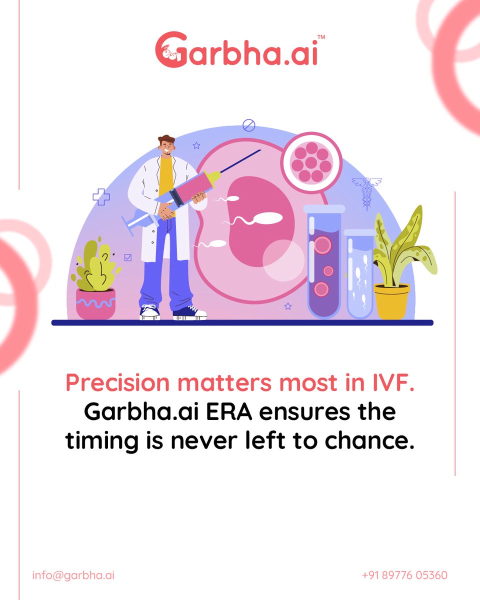Garbha_AI's tweet image. 🎯 In IVF, timing is everything.

Garbha.ai’s AI-powered ERA pinpoints the perfect implantation window — boosting IVF success with precision and care. 💫

📩 Request a demo: garbha.ai/contact

#GarbhaAI #IVFSuccess #FertilityTech #360DigiTMG #AiSPRY