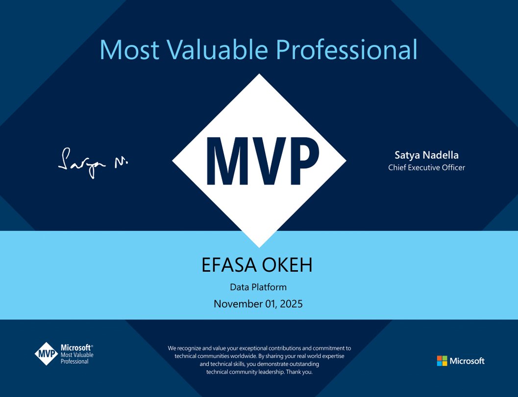 Honored to be recognized as a Microsoft MVP in Data Platform – <a href="/PowerBI/">Microsoft PowerBI</a> ! 

Grateful for the amazing support from the community — this win is for us all! 

Between - that was my First Power Bi Report. 

#PowerBI #MicrosoftMVP #DataPlatform #DataCommunity