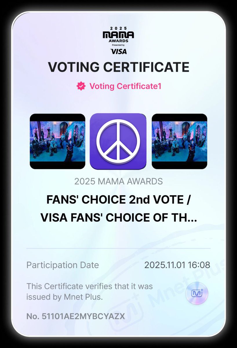 pollsfor17's tweet photo. RT THIS TWEET IF YOU VOTED TODAY

#2025MAMAVOTE #SEVENTEEN https://t.co/MXULJkv1JC