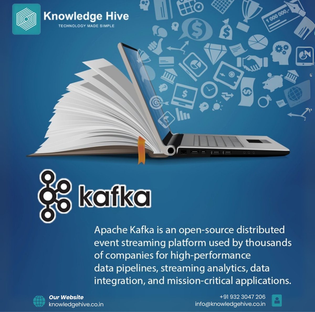 knowledgehive37's tweet image. 🚀 Build real-time systems like Netflix &amp;amp; Uber! 🌐⚡
Master Apache Kafka with Knowledge Hive — the power behind fast, scalable, event-driven platforms. 💡
Gain hands-on skills &amp;amp; design the data systems of tomorrow!
#KnowledgeHive #ApacheKafka #BigData #DataEngineering #UpskillNow