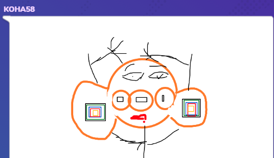 ExvsShin's tweet image. こはっち作
お題「誰でもいいからキャラをムスっとさせる」
腹抱えて笑ったわ笑
#garticphone