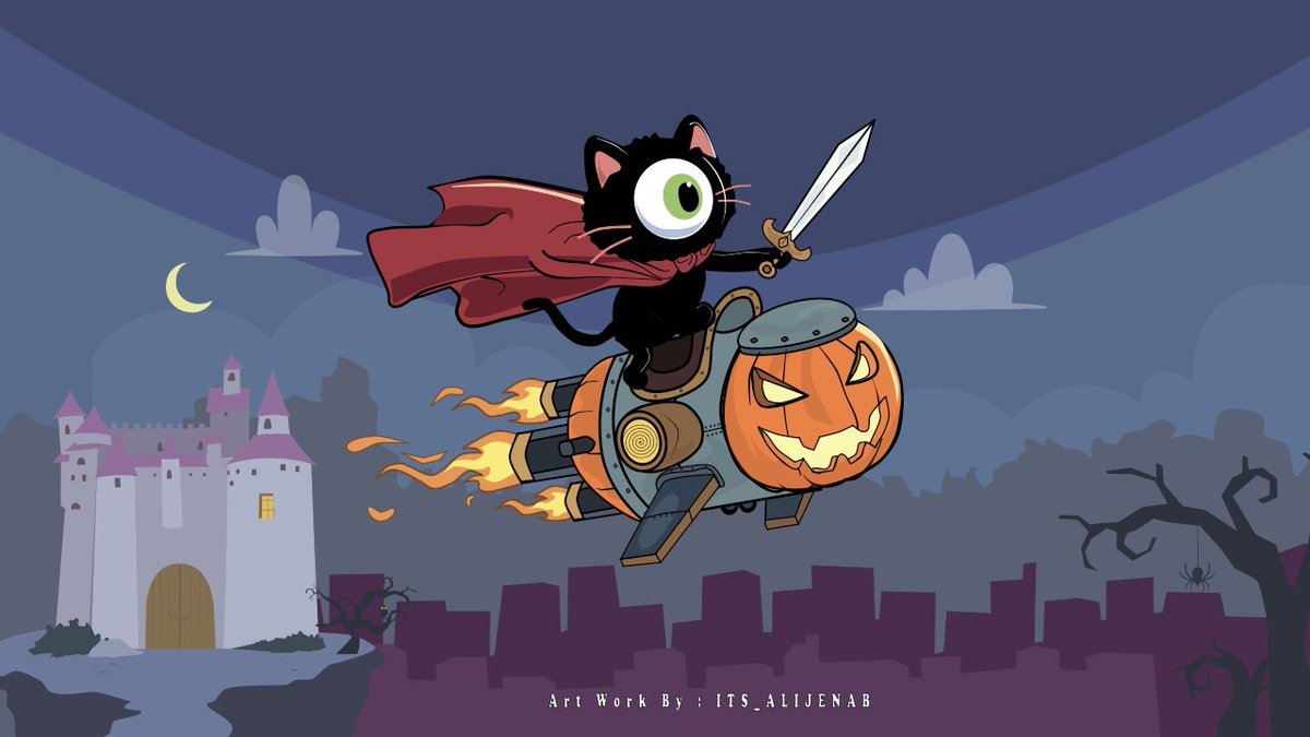 its_alijenab's tweet photo. something spooky stirs in the zk realm 🎃  
the zkats return with @brevis_zk weaving proof privacy and power across chains 👁️‍🗨️  
no tricks just verifiable treats for this halloween night 🕯️✨  

artwork by me pow in comment below ⬇️  
#ZKatsHalloween #BrevisZK https://t.co/kfjDxRGKaQ