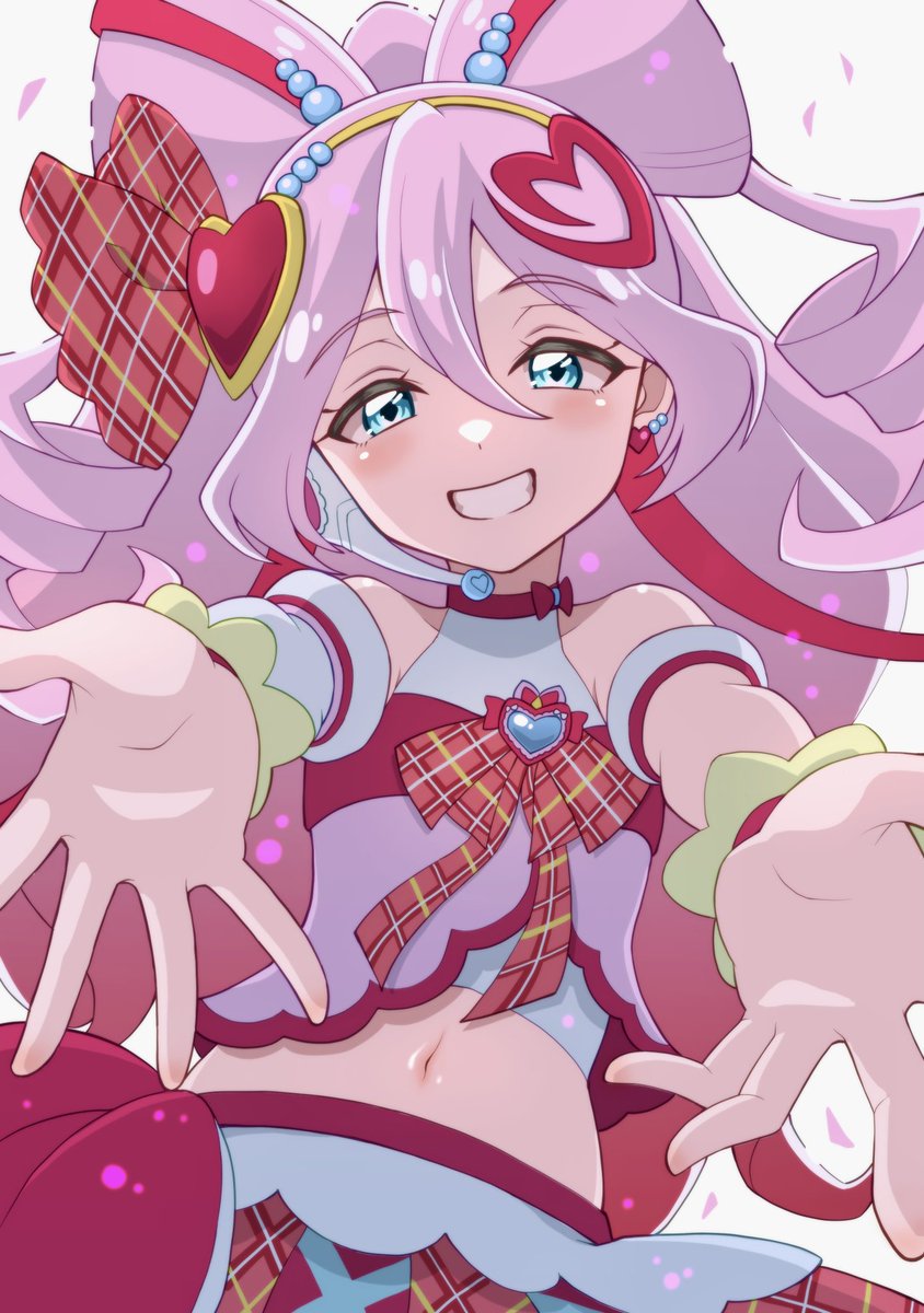 キュアアイドルハートリボンスタイル🎀

オープニングを聴きながら描いてたんですがBパートの【｢好き｣を見つけた時動き出した世界】という歌詞がほんと素敵

#キミプリ　#precure