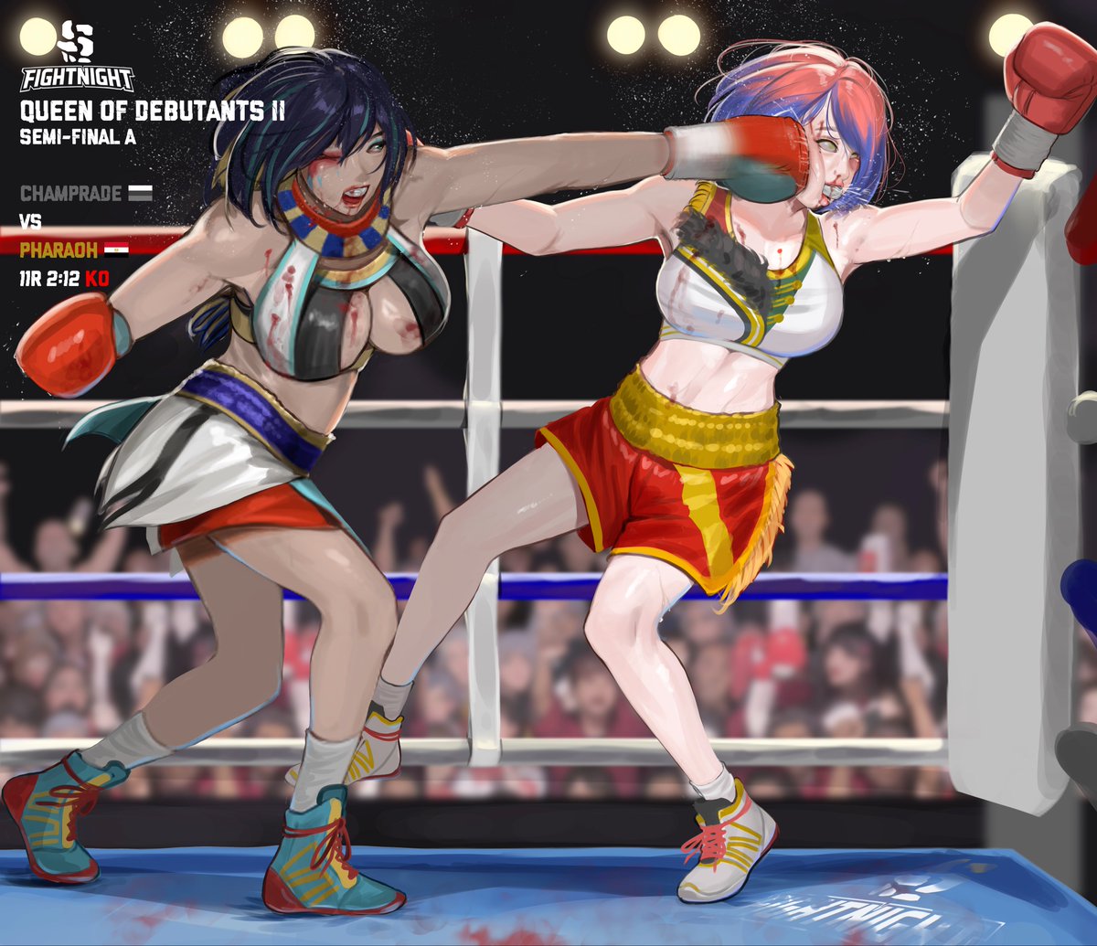 The Result
Pharaoh crushes Champrade under her feet.