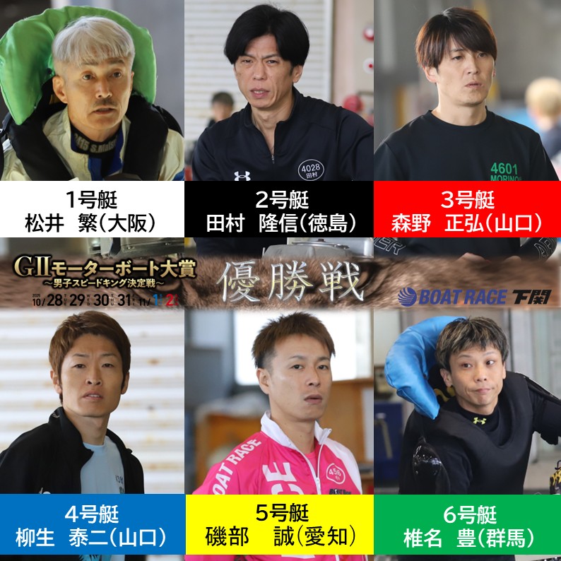 GⅡモーターボート大賞👑 男子スピードキング決定戦⚡ 11月2日12R優勝