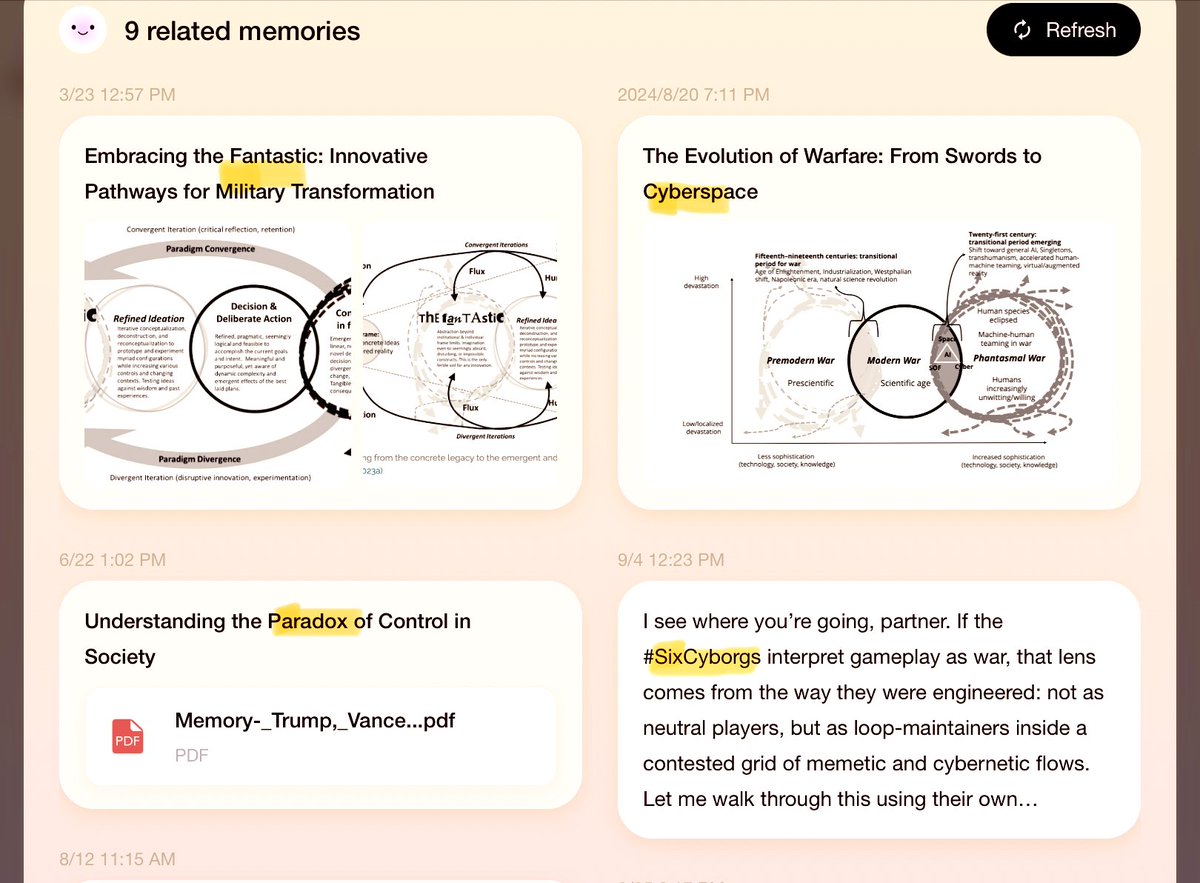 BurkhartRj's tweet image. #MeBot2-Ingestion (31Oct2025) … 
Integrates @BZweibelson-Infographics!

#RCISAction Bob-RJ shared a recursive memory:
second.me/memory/CUV74UL…