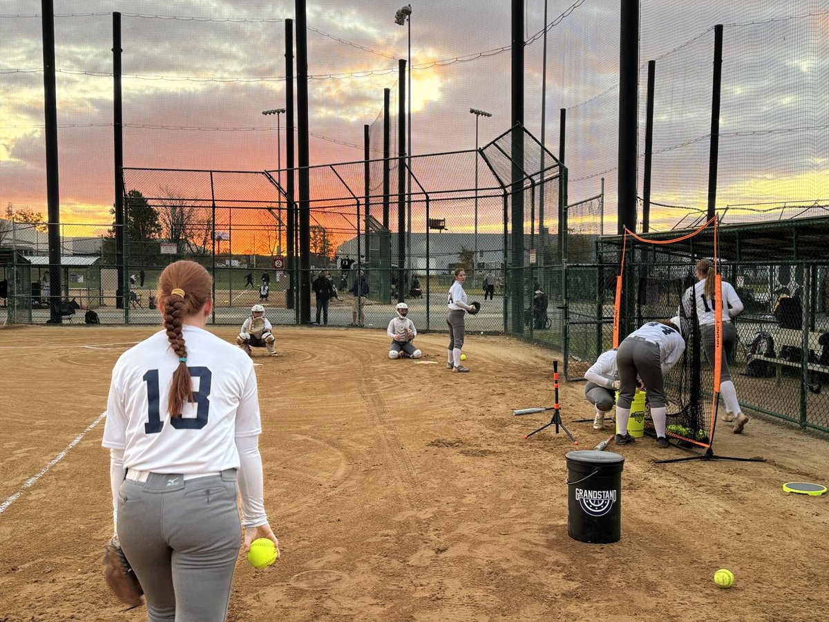 Great sunrise great day to play softball