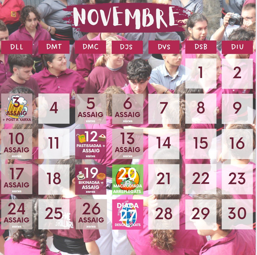 la macro d’arreplegats per escalfar motors i comencem diades ja!🔥