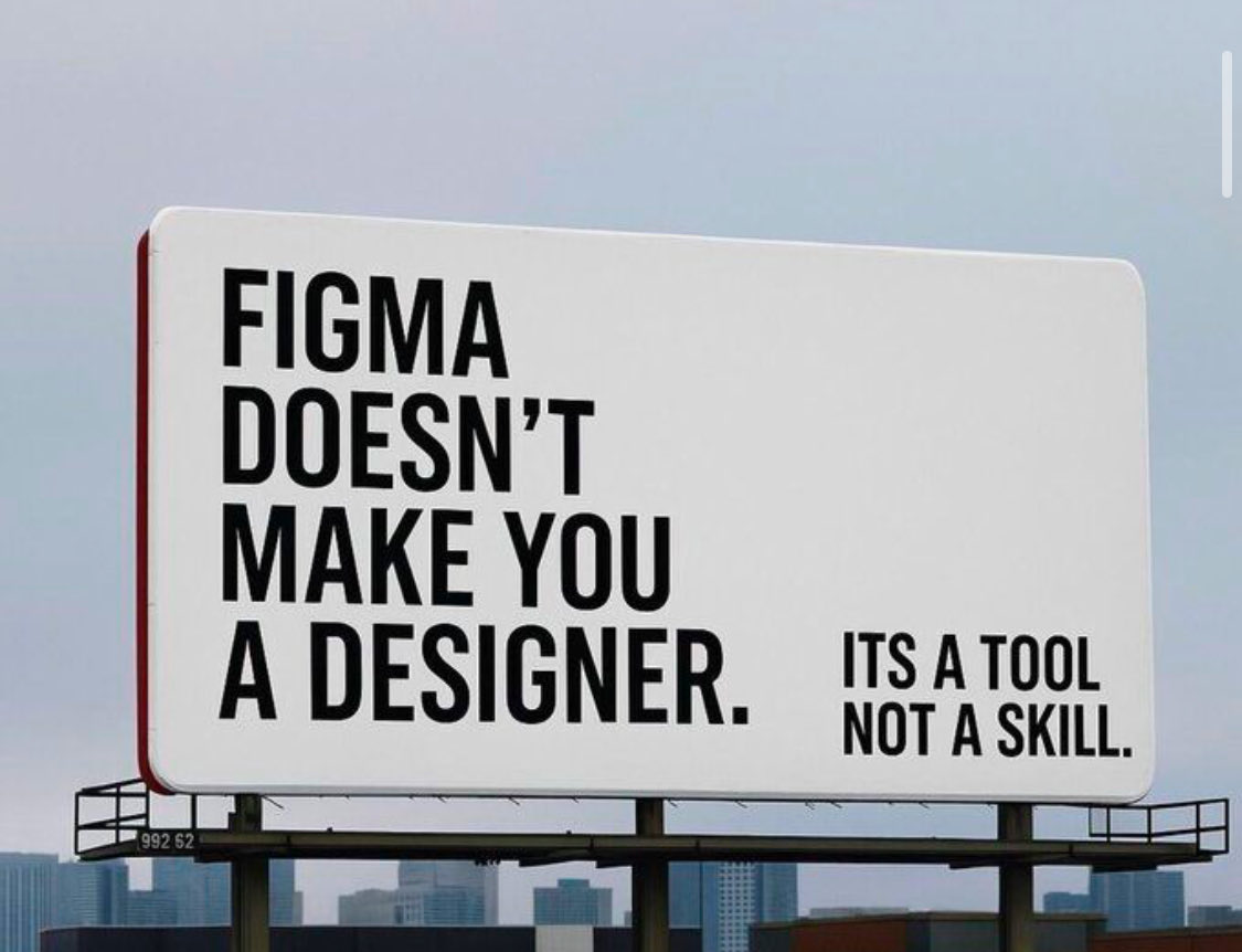 rajeevrajoria0's tweet image. Knowing Figma doesn’t make you a designer.

Design isn’t about tools — it’s about thinking, empathy, and problem-solving.
Figma helps you execute, not think.
Real design shows in your process, not your software.