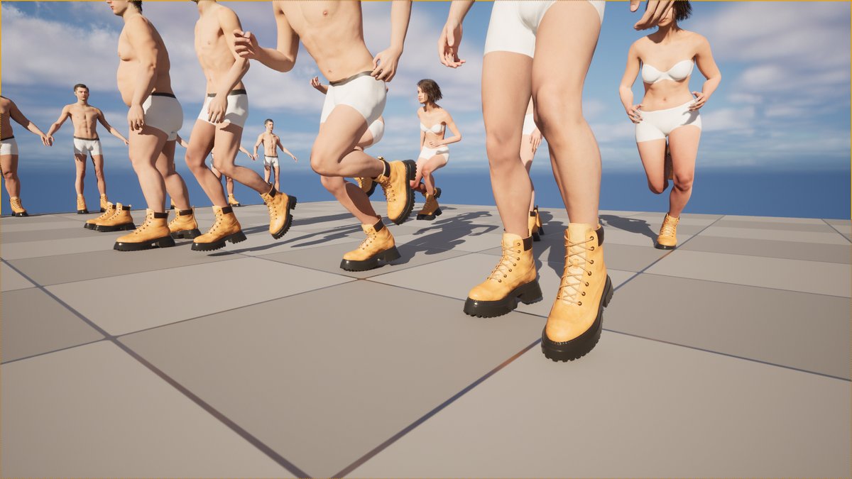 Outfit_Maker_UE's tweet photo. #3D model of Boots 71-All MH Bodies &amp; #UE5 Skeletons- Rigged               
Buy it-https://t.co/h6KzhELxey
-100% compatible with ALL male and female Metahuman bodies(MH Skeleton)                   
-100% compatible with UE5 Skeleton Manny and Quinn  #GameDev #3DClothes #3DAssets https://t.co/dvbB6LrVnc