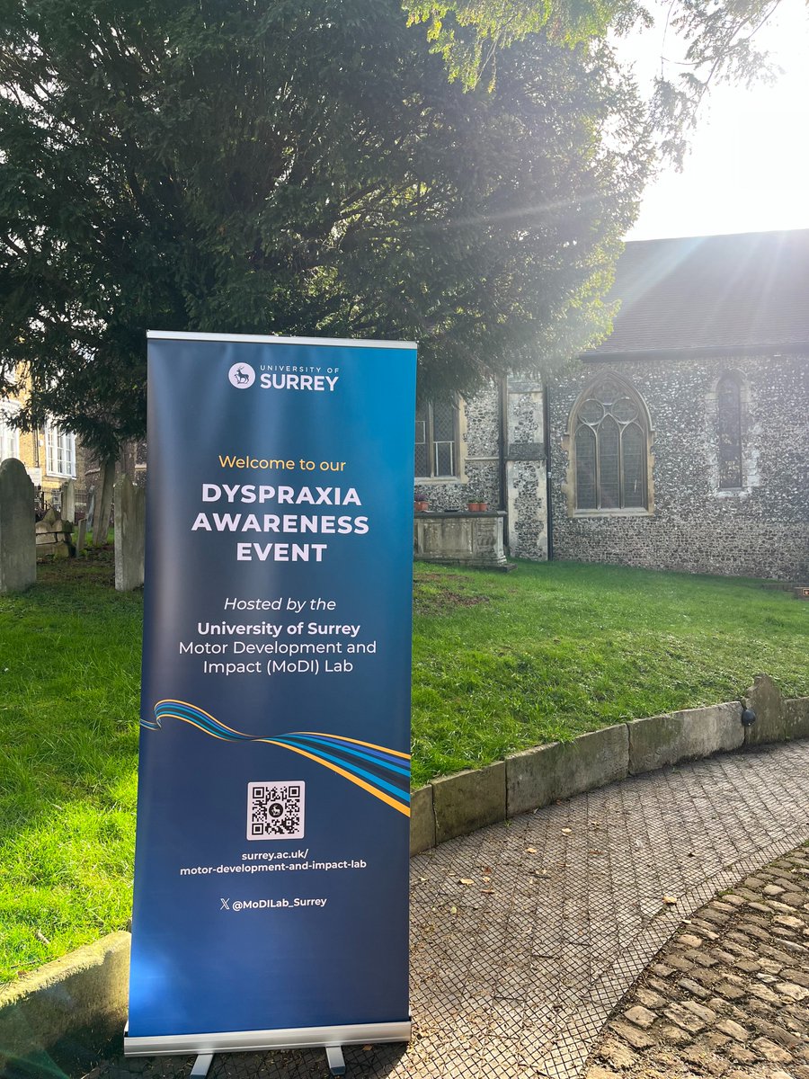 MoDILab_Surrey's tweet image. Today&apos;s the day! Join us for our annual Dyspraxia Awareness Day! Come and join any time!

📍St. Mary&apos;s Church, Guildford
⏰ 12-5pm - open session from 1:30-3pm for a browse and chat

#dyspraxia #research #communityevent