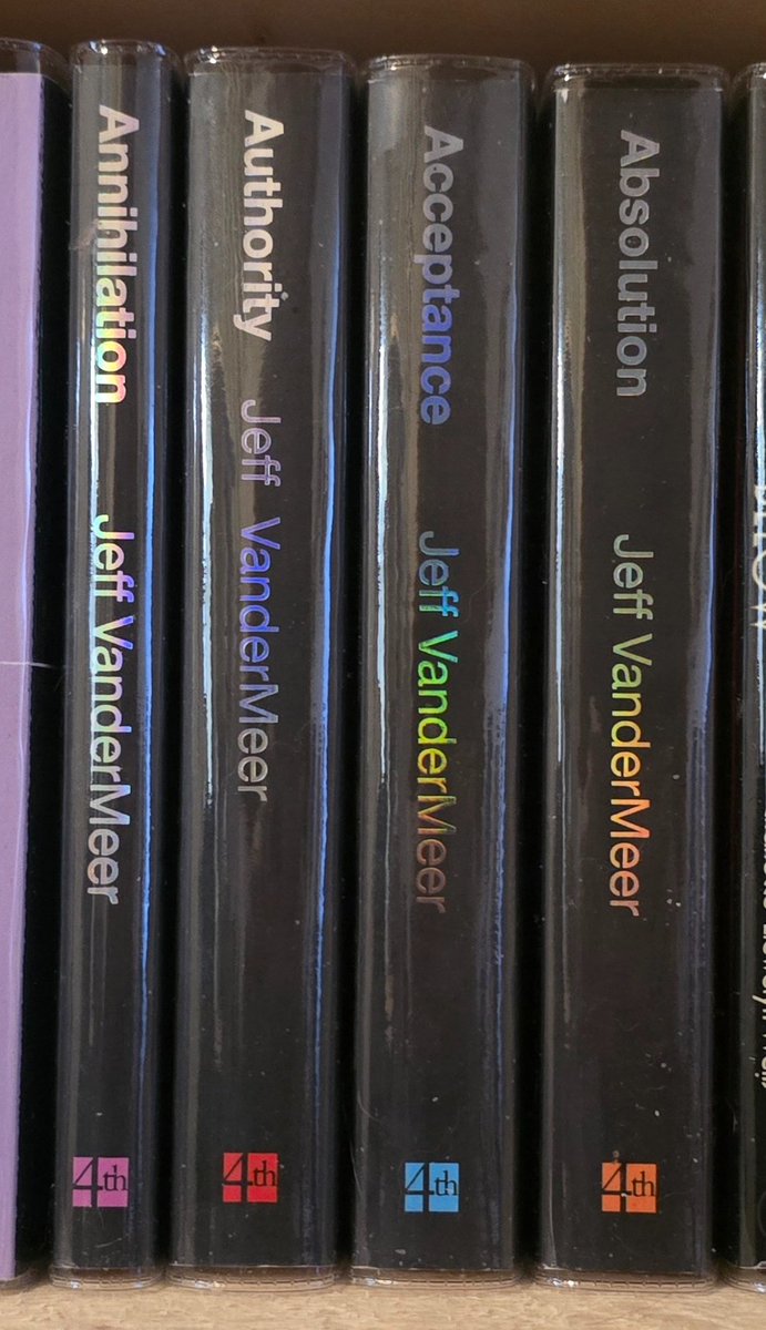 TornadoCreator's tweet photo. @4thEstateBooks - Explain yourself! Why is the name misaligned on the spine of book 2? Do you just hate pretty shelves? https://t.co/WItKE5RP3W