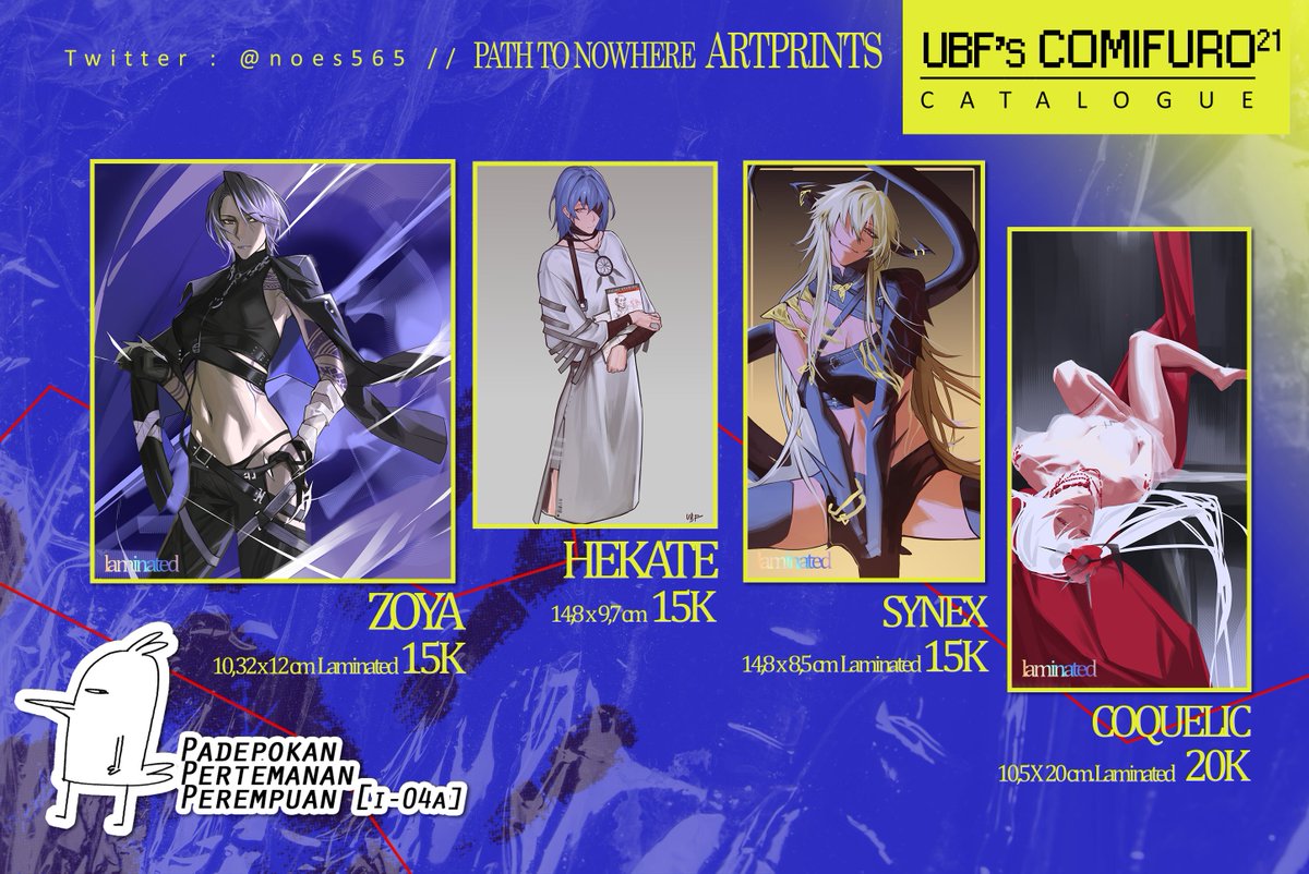 Halo! ini katalog ku buat #CF21 besok. Bakal drop seputaran GL / Yuri di I-04a Padepokan Pertemanan perempuan /PPP !(´▽`ʃ♡ƪ) \\\ Fandom : PTN, Crossick, etc [web : ubfcf21.carrd.co ]  
Contact : noes565 (twitter) \\ ubf (discord) #cf21catalogue   
(lanjutan di reply)