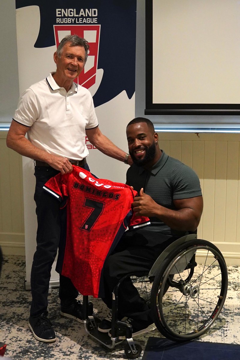 🏴󠁧󠁢󠁥󠁮󠁧󠁿 Luis Domingos will make his Test debut  for #EnglandRL at the Gold Coast Sports Centre on Sunday against the Aussies!

🤩 Come on #EnglandRL Wheelchair!!