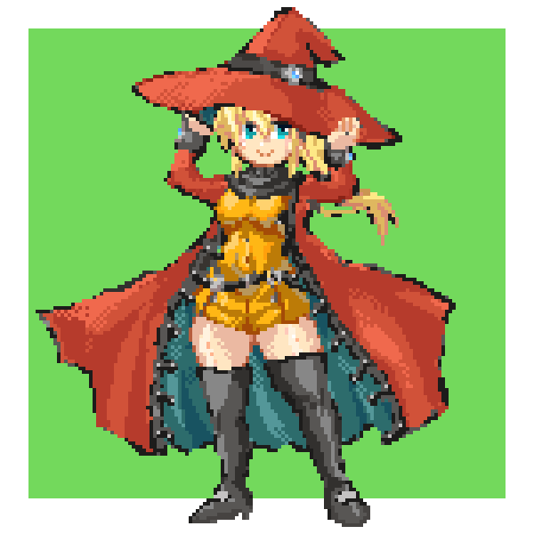 過去絵です。なんかドット絵にハマりかけていたこともありました 