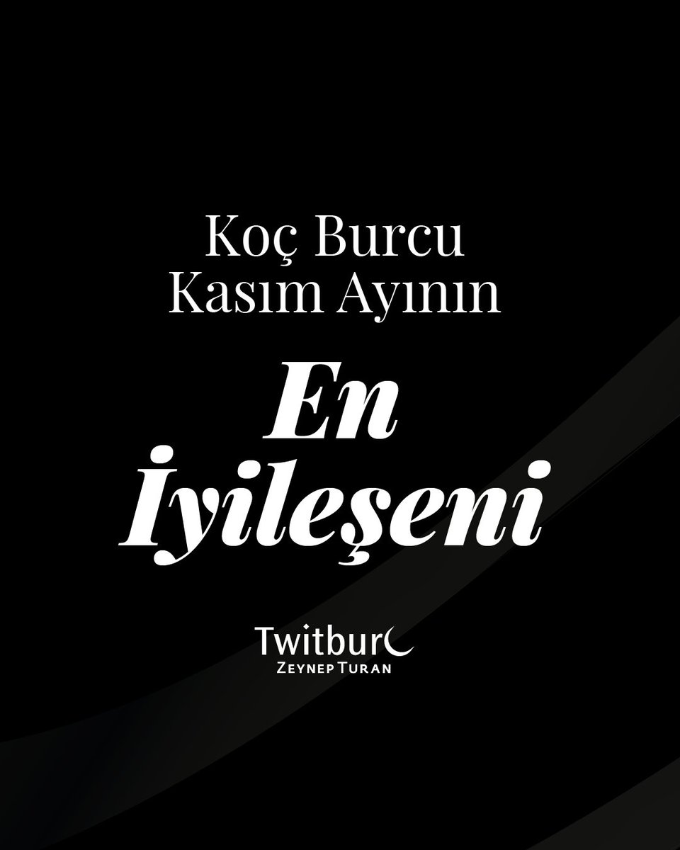♈ Koç Burcu Kasım Ayının En İyileşeni

🔘Kafanızın içini baştan sona toparlayacaksınız. Geçmişin tozunu üzerinizden atıp, önünüze bakmaya karar verecek, her şeye müdahale etme huyunuzdan vazgeçip akışa güveneceksiniz. 
🔘Kasım ayında kendinizle ilgilenecek, kimseye minnet