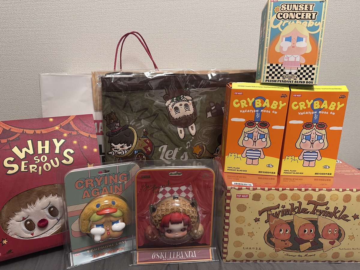 クライベイビーバラ6個なら
買えたのに2個だけにしちゃって後悔🥺

ミニーちゃん欲しかった🥹