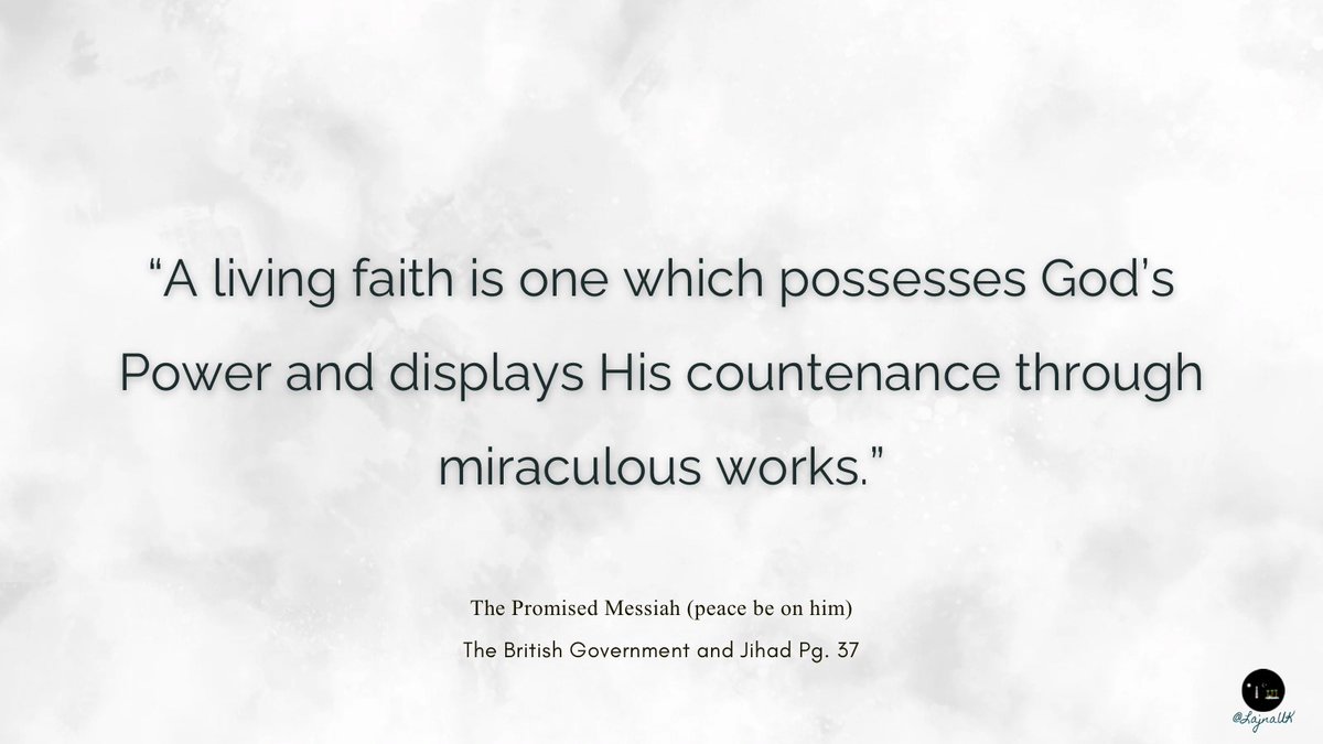 Guidance of the Promised Messiah (peace be on him) on the signs of a living faith