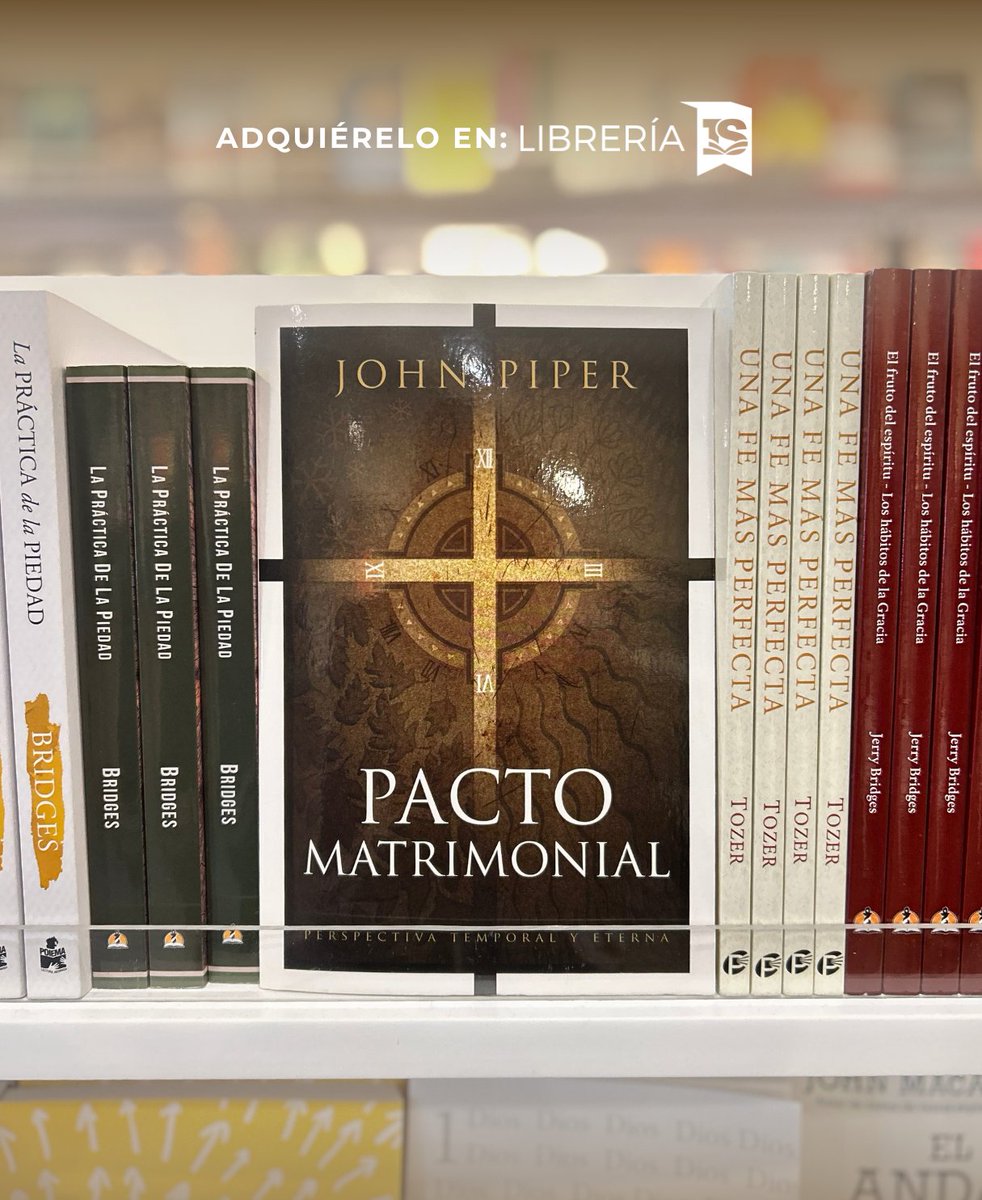Tomado del libro «Pacto matrimonial» escrito por John Piper. Disponible en nuestra librería. 

Visítanos en estos horarios:
Lunes, Martes y Jueves: 9AM-6PM
Miércoles, Viernes y Sábados: 9AM-7:30PM
Domingos: Después de cada servicio
