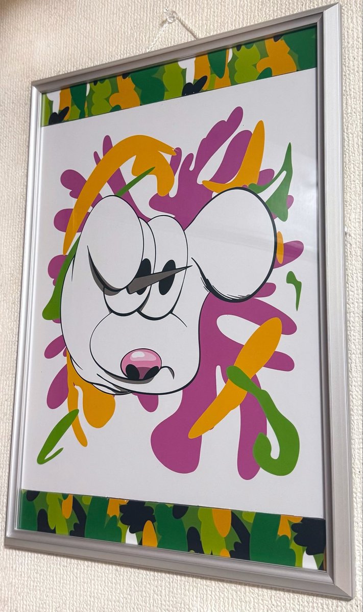 ybp172314's tweet image. いいことでは無いかもしれないけど
スリッポンのイラストが本当に大好きで、ずっと眺めていたくて…
額に入れて飾ってみました。
自担の生み出す作品が大好きです🤘🏻
最高だよ千ちゃん🩵
#FiNGAiSM #千賀健永