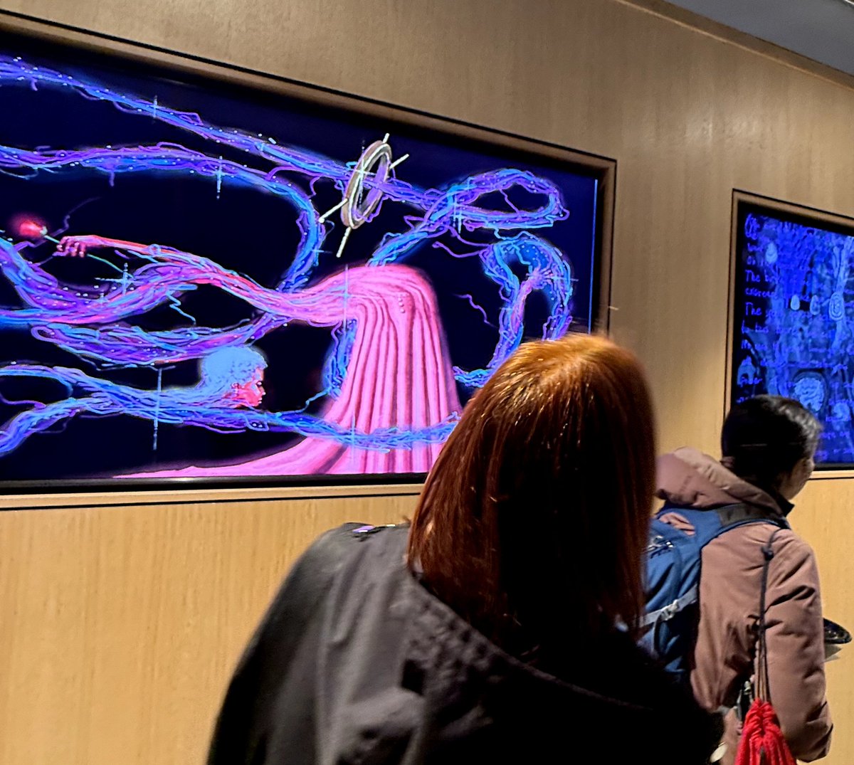 A few days ago, 'CONEXUS' was exhibited at PsiQuantum Labs in Chicago. So grateful to be part of <a href="/TECHNEchicago/">TECHNĒchicago</a>’s Entangled Futures exhibition and to have my work seen.