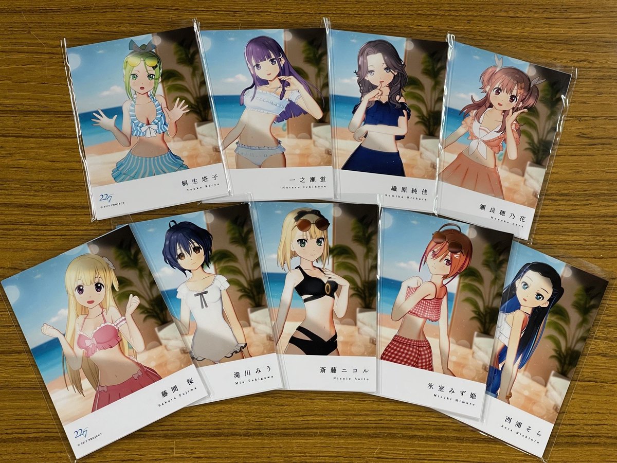 ナナニジ 22/7 ホロモデル（水着衣装）ソロブロマイド 斎藤ニコル 22/7