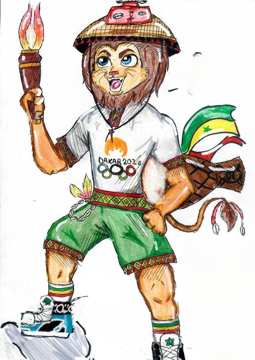 jojdakar2026's tweet image. Ayo, du dessin à la réalité ✏️

Ayo, mascotte officielle des JOJ, a été sélectionnée à l’issue d’un concours national lancé, en collaboration avec le Ministère de l’Éducation nationale.

Ouvert aux élèves du moyen et du secondaire, le concours a reçu plus de 500 propositions…