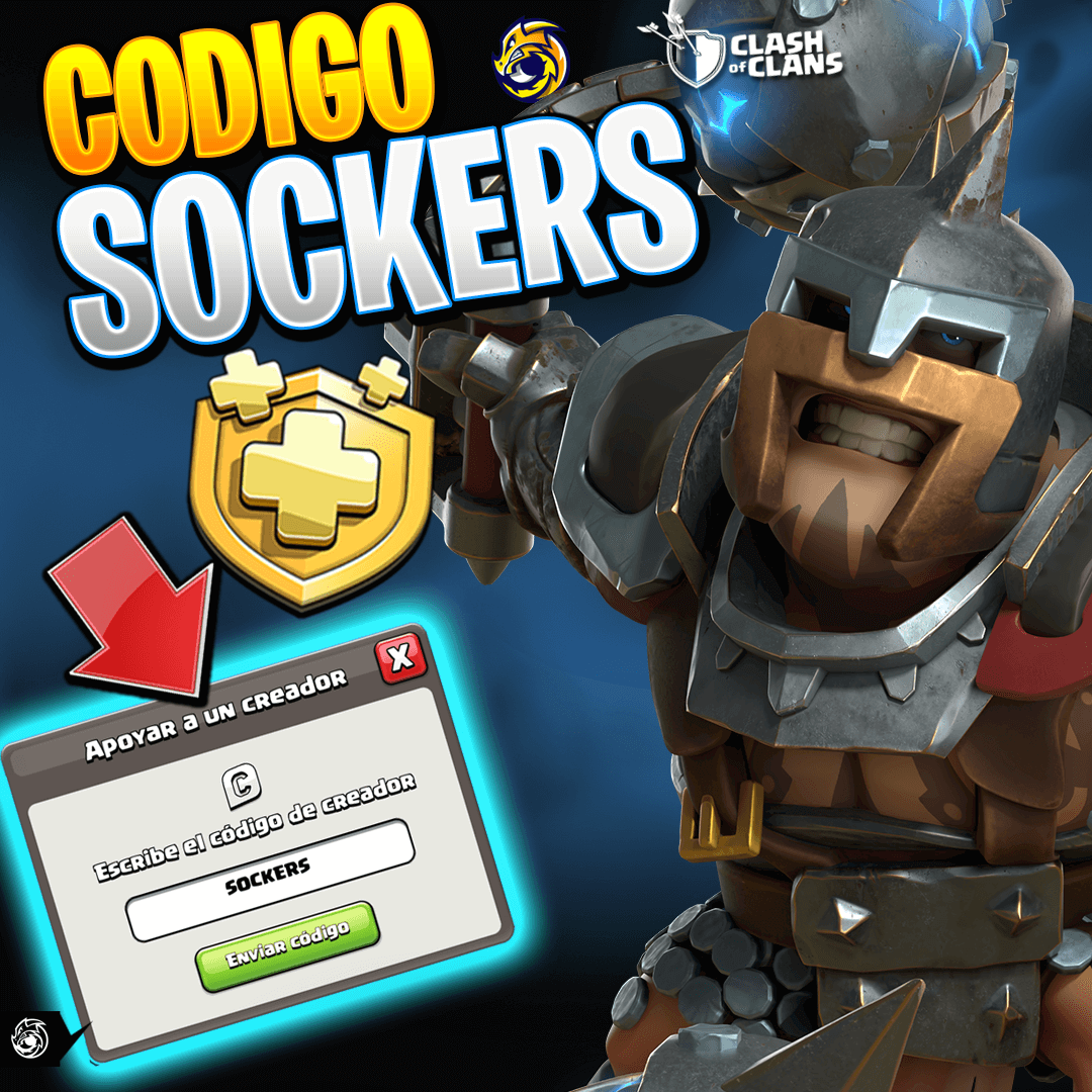 usa ✅CODIGO SOCKERS
💥NUEVO PASE DE ORO
CON el REY MATÓN ‼

se activa aqui 👇
link.clashofclans.com/en/?action=Sup…
también puedes adquirirlo en la SUPERCELL STORE 👇 store.supercell.com/es/clashofclans

Gracias ❤
#CLASHOFCLANS