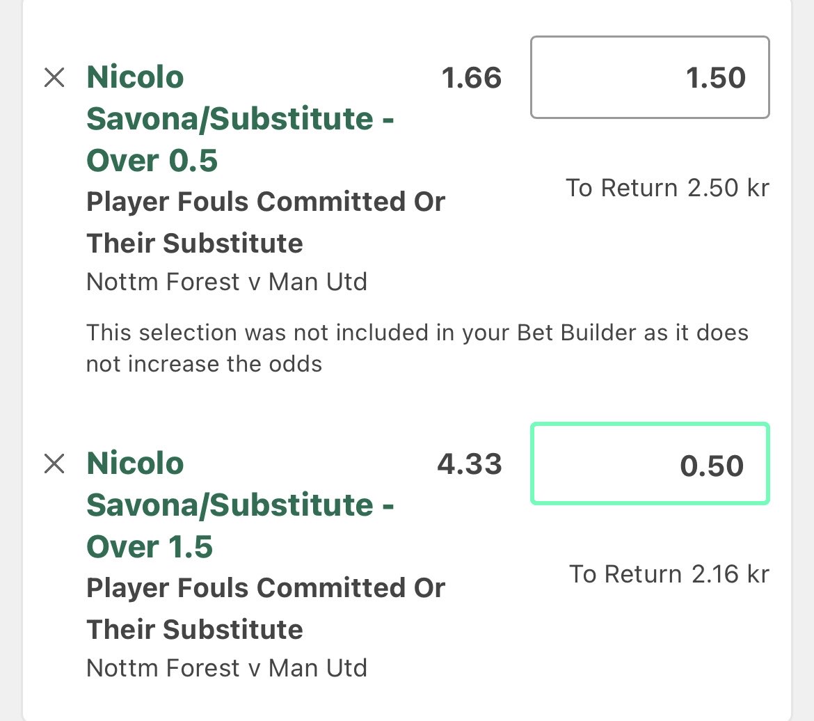 PropsDrops's tweet image. 🌎 Nottm Forest - Man UTD
🏆 Premier League