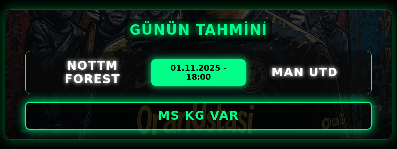 OranUstasii's tweet photo. ⚽🔥 #Nottm Forest - #Man Utd

💥 Tahmin: MS KG Var
🔔 Takip et, yarın yeni tahminlerle yine buradayız!
#Nesine #Bahis #iddaa #Futbol #CanlıBahis

💬 Sizce skor ne olur? 👇 https://t.co/CwRuiDOTkM