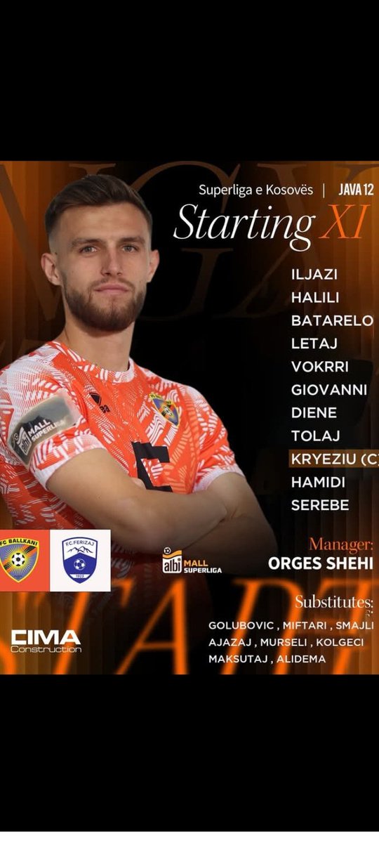socceralgeria3's tweet image. #Hamidi titulaire vs Ferizaji #BALvFER