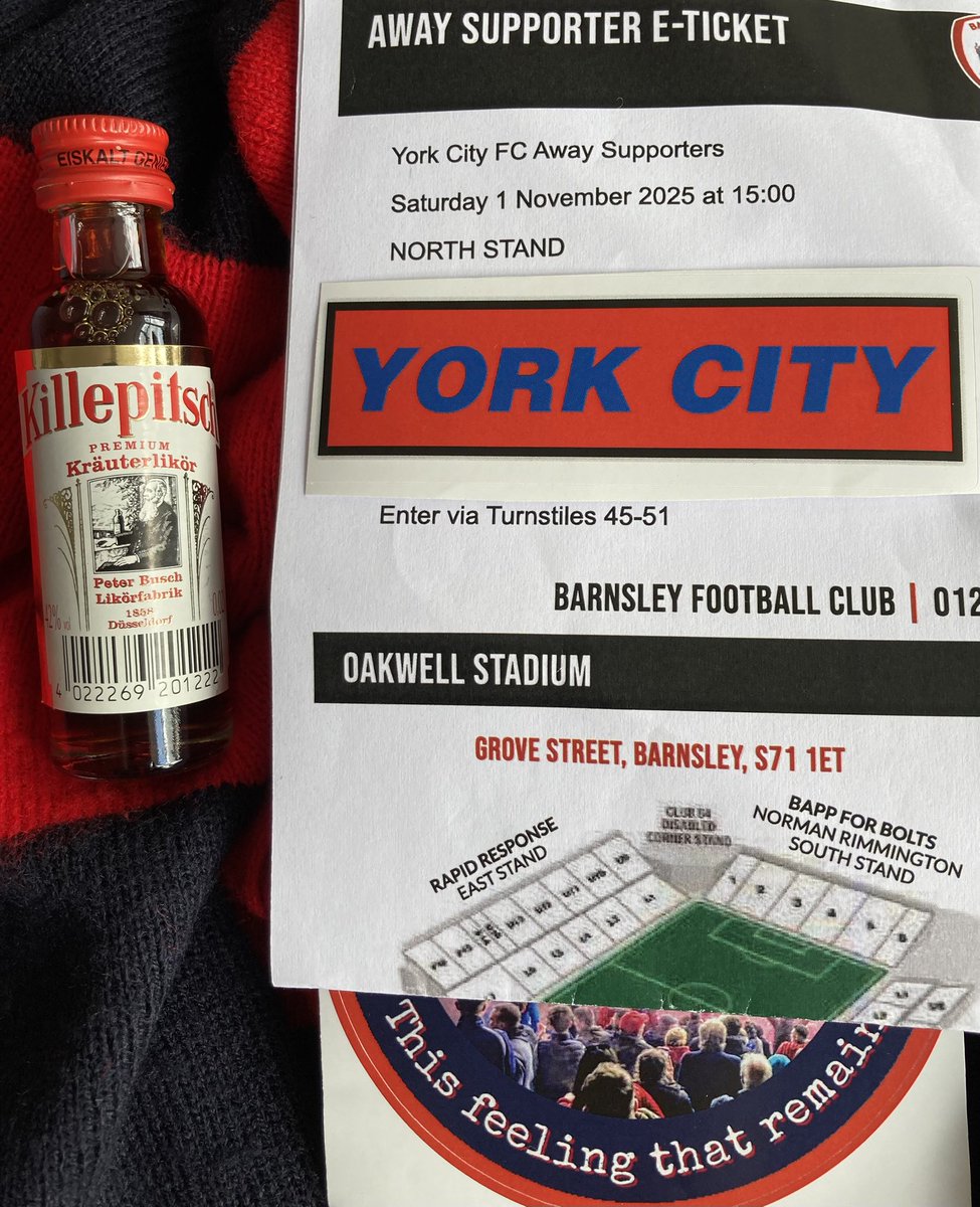 FA Cup trip to Barnsley (a) #ycfc #yorkcity #Yorkshire #red&amp;blue
