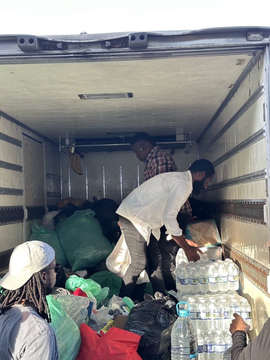 First trip (there will be many) heading down today. Thank you to everyone who donated.