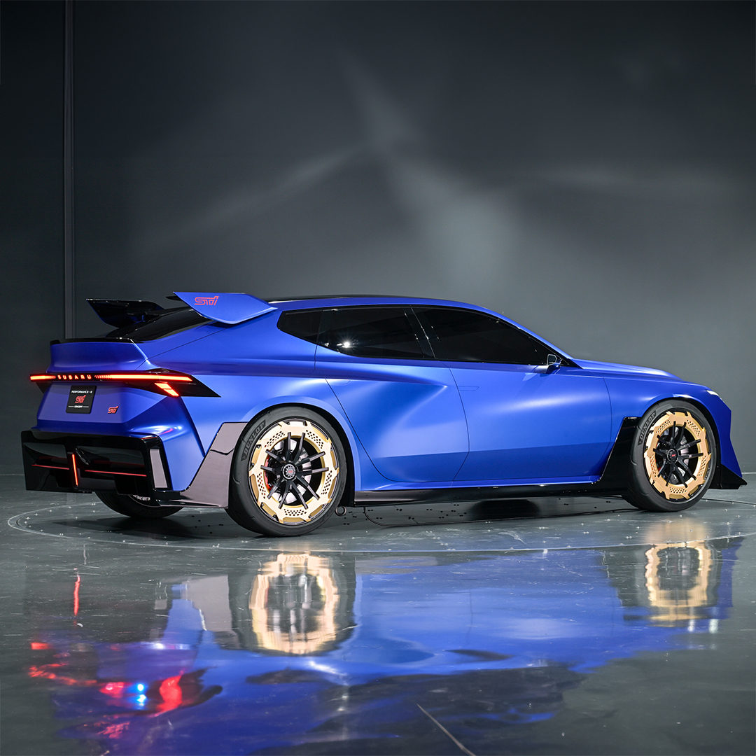 subaruuk's tweet photo. Big news from Tokyo! Subaru has unveiled the Performance-E STI and Performance-B STI concept models at the Japan Mobility Show. 

Which one are you driving first?

#mobilityshow #conceptcar #subarucars #subarusti #subaruev #subaruuk https://t.co/vU0UAFxyUF